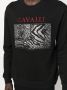 Roberto Cavalli Sweater met logoprint Zwart - Thumbnail 4