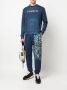 Roberto Cavalli Sweater met luipaardprint Blauw - Thumbnail 2