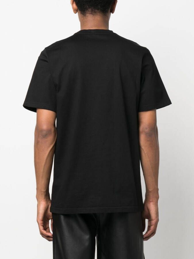 Roberto Cavalli T-shirt met borduurwerk Zwart