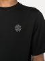 Roberto Cavalli T-shirt met borduurwerk Zwart - Thumbnail 5