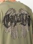 Roberto Cavalli T-shirt met geborduurd logo Groen - Thumbnail 5