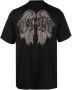 Roberto Cavalli T-shirt met geborduurd logo Zwart - Thumbnail 2
