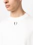 Roberto Cavalli T-shirt met logoplakkaat Wit - Thumbnail 5