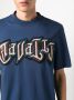 Roberto Cavalli T-shirt met logoprint Blauw - Thumbnail 5