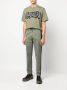 Roberto Cavalli T-shirt met logoprint Groen - Thumbnail 2