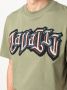 Roberto Cavalli T-shirt met logoprint Groen - Thumbnail 5