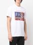 Roberto Cavalli T-shirt met logoprint Wit - Thumbnail 3