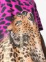 Roberto Cavalli T-shirt met luipaardprint Roze - Thumbnail 5