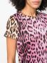Roberto Cavalli T-shirt met luipaardprint Roze - Thumbnail 5