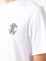 Roberto Cavalli T-shirt met monogram Wit - Thumbnail 4