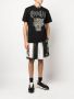 Roberto Cavalli T-shirt met panterprint Zwart - Thumbnail 2