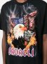 Roberto Cavalli T-shirt met print Zwart - Thumbnail 5