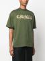 Roberto Cavalli T-shirt met zebraprint Groen - Thumbnail 3