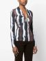Roberto Cavalli Top met dierenprint Zwart - Thumbnail 3