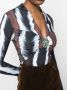 Roberto Cavalli Top met dierenprint Zwart - Thumbnail 5