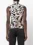 Roberto Cavalli Top met luipaardprint Beige - Thumbnail 4