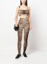 Roberto Cavalli Top met luipaardprint Beige - Thumbnail 2