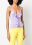 Roberto Cavalli Top met ruches Paars - Thumbnail 3