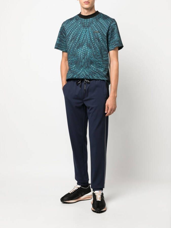 Roberto Cavalli Trainingsbroek met monogram Blauw