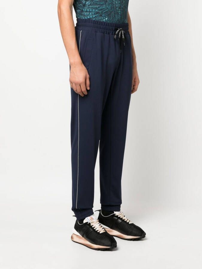 Roberto Cavalli Trainingsbroek met monogram Blauw