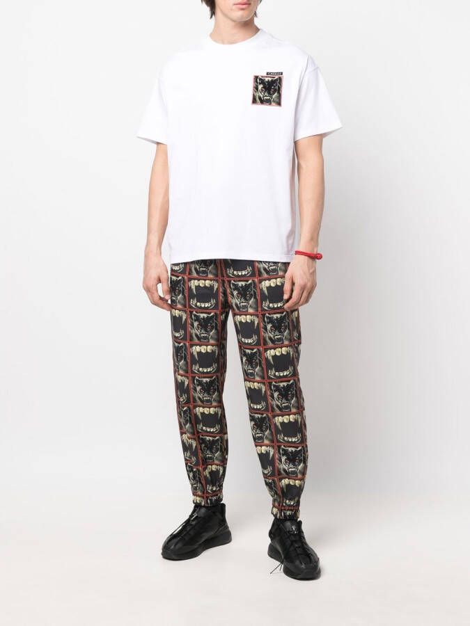 Roberto Cavalli Trainingsbroek met print Zwart