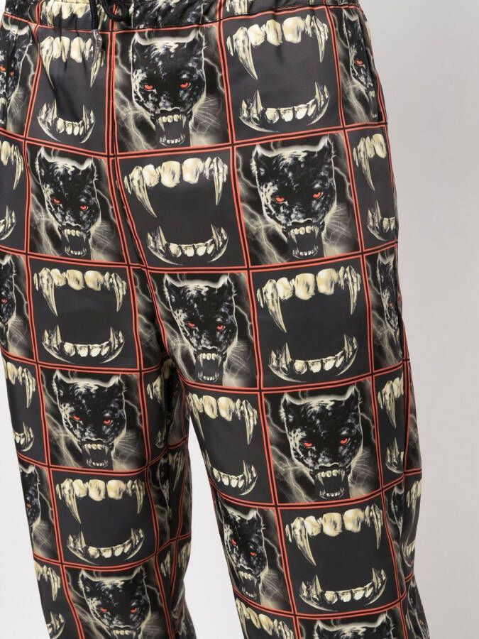 Roberto Cavalli Trainingsbroek met print Zwart