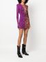 Roberto Cavalli Tweekleurige jurk Paars - Thumbnail 3