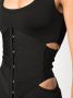 Roberto Cavalli Uitgesneden mini-jurk Zwart - Thumbnail 5