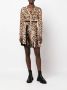 Roberto Cavalli Vest met luipaardprint Beige - Thumbnail 2