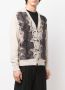 Roberto Cavalli Vest met slangenprint Beige - Thumbnail 3