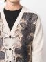Roberto Cavalli Vest met slangenprint Beige - Thumbnail 5