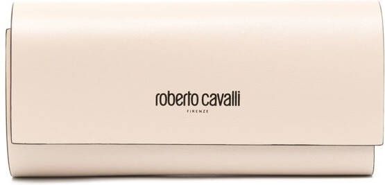 Roberto Cavalli Zonnebril met oversized montuur Bruin