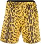Roberto Cavalli Zwembroek met luipaardprint Geel - Thumbnail 2