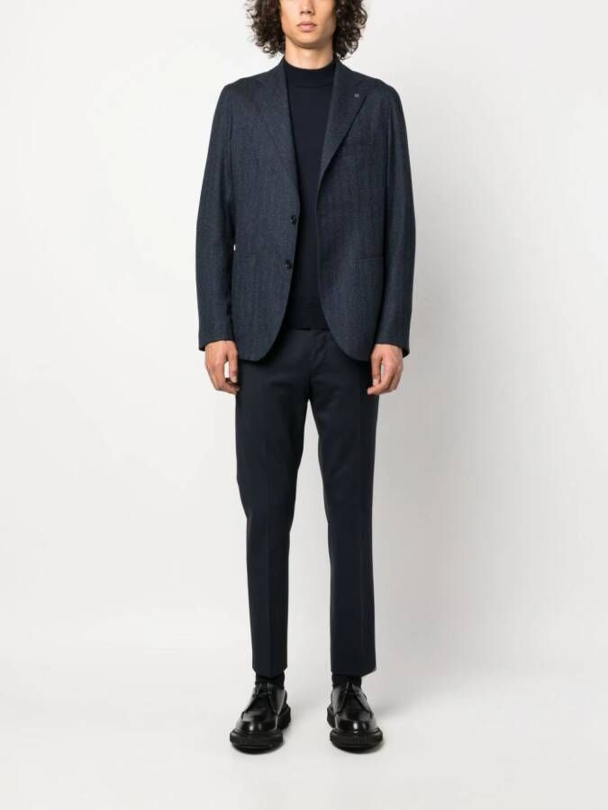 Roberto Collina Coltrui van merinowol Blauw