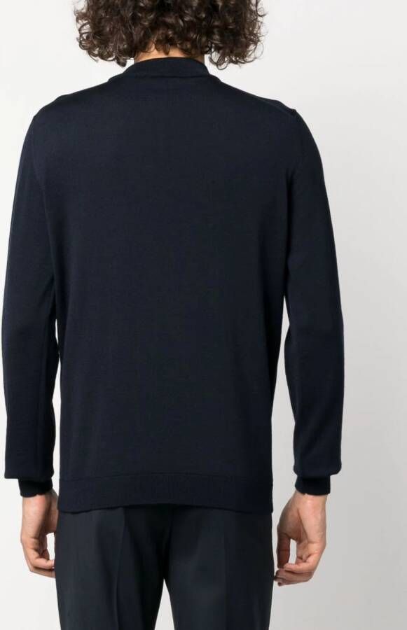 Roberto Collina Coltrui van merinowol Blauw