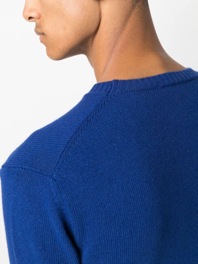 Roberto Collina Kasjmier trui Blauw