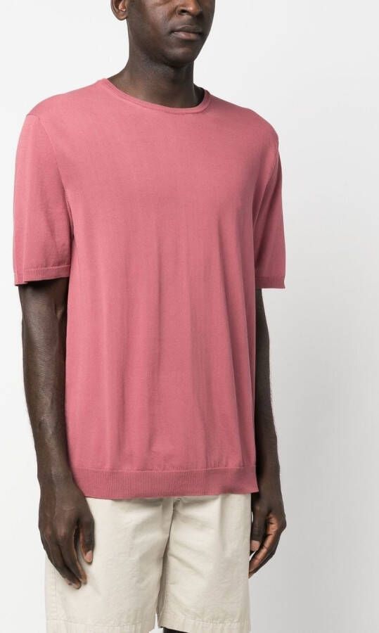 Roberto Collina T-shirt met ronde hals Roze