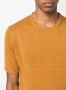 Roberto Collina Linnen T-shirt Oranje - Thumbnail 5