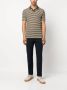 Roberto Collina Gestreept poloshirt Bruin - Thumbnail 2