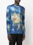 Roberto Collina Trui met tie-dye effect Blauw - Thumbnail 3
