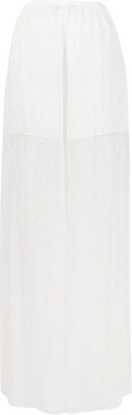 Rochas Broek met elastische taille Wit