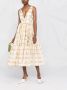 Rochas Flared midi-jurk Wit - Thumbnail 2