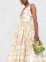 Rochas Flared midi-jurk Wit - Thumbnail 3