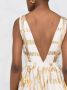 Rochas Flared midi-jurk Wit - Thumbnail 5