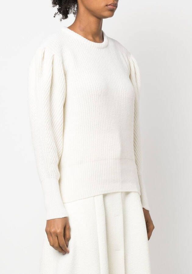Rochas Grofgebreide trui Beige
