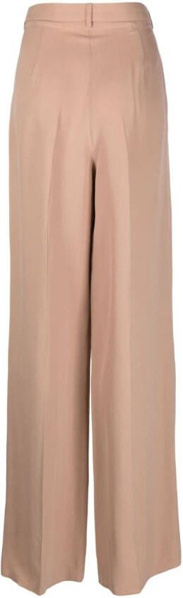 Rochas High waist broek Bruin