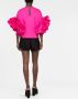 Rochas Top met ruchemouwen Roze - Thumbnail 4