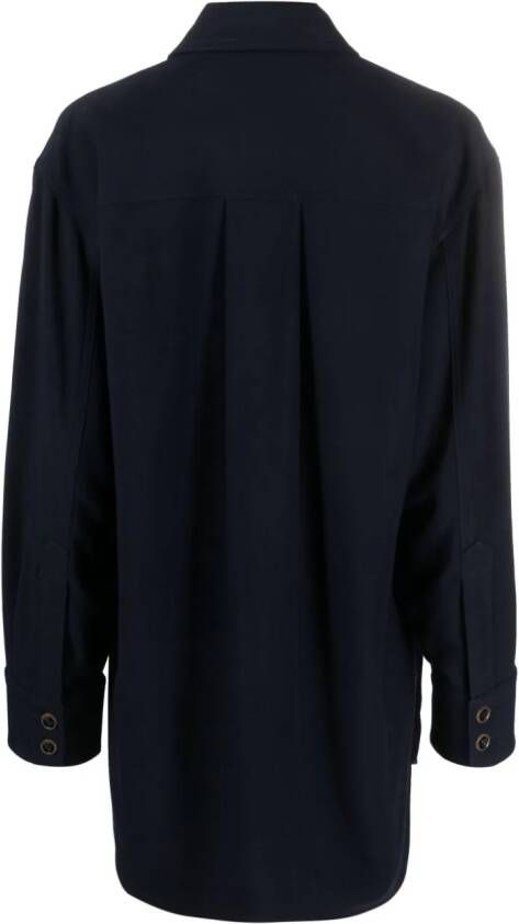 Rodebjer Button-up blouse Blauw