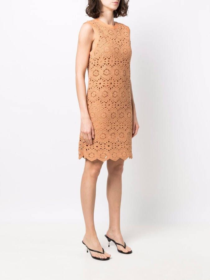 Rodebjer Cropped jurk Beige