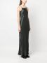 Rodebjer Blousejurk met satijnen afwerking Grijs - Thumbnail 3
